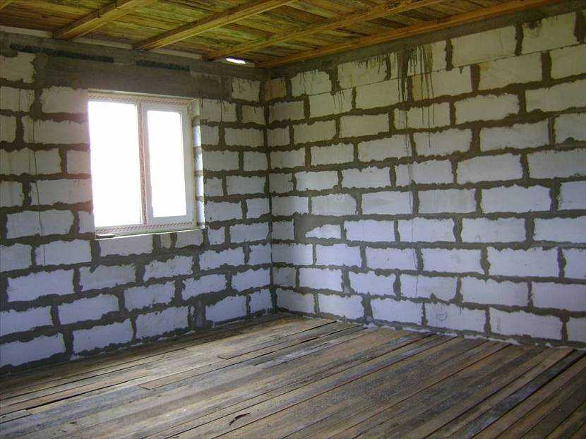 Особенности штукатурки стен из газобетона внутри и снаружи помещения