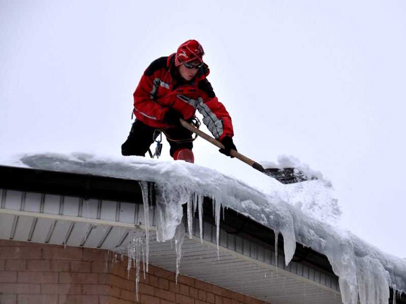 Инструкция по охране труда при очистке крыш от снега и наледи