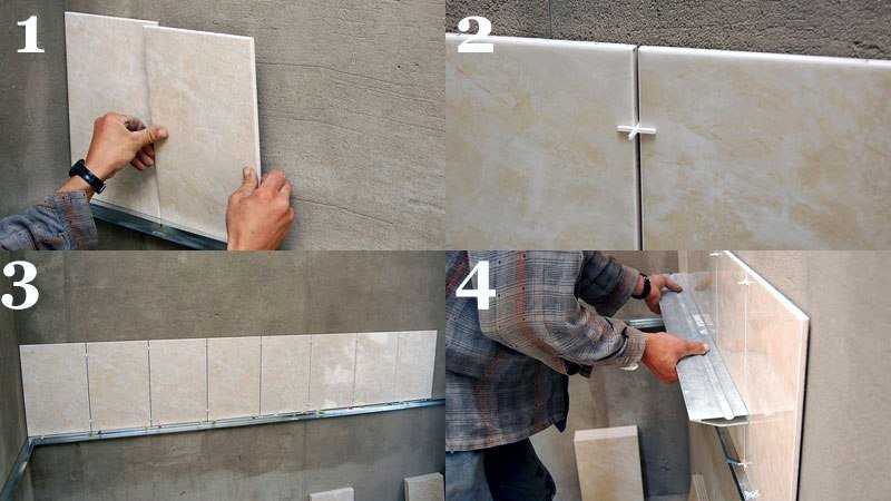 Правила облицовки стен керамической плиткой