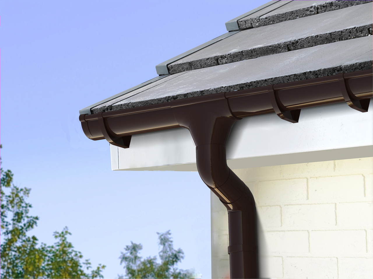 Как правильно крепить водосток: инструкция по монтажу желобов к крыше