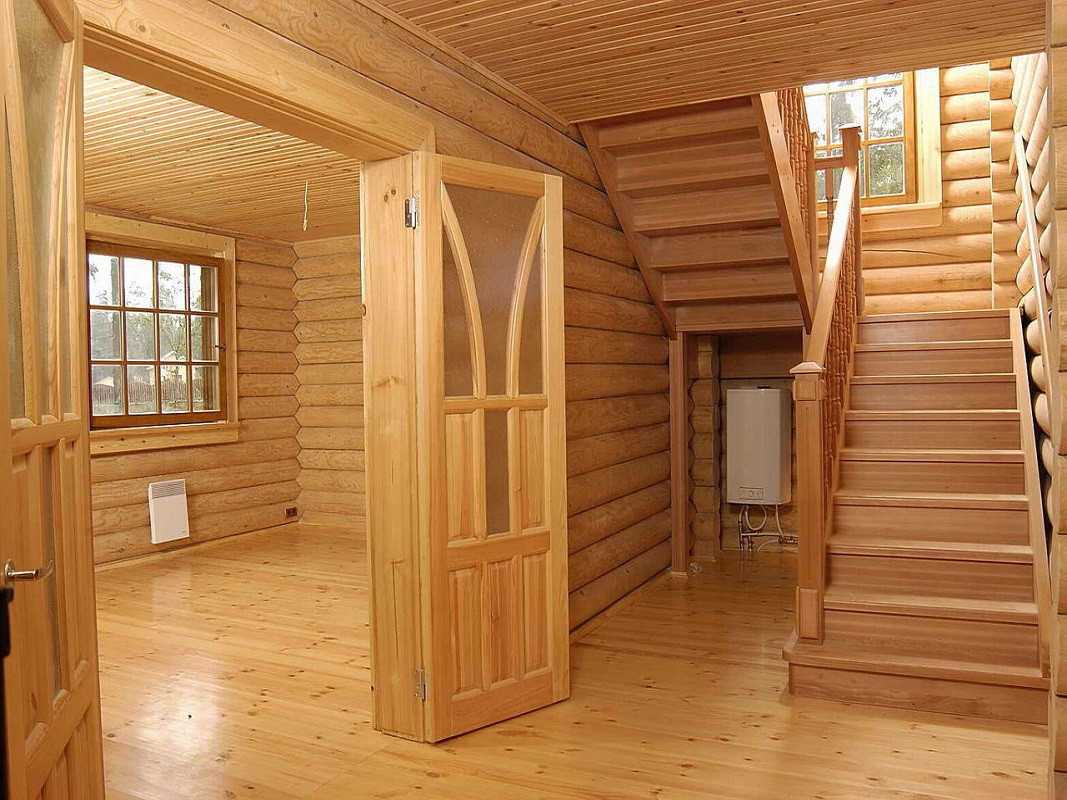 Отделка деревянного дома внутри: варианты, монтаж своими руками