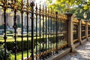 Границы стиля: как металлическое ограждение превращает обычный участок в респектабельное поместье.