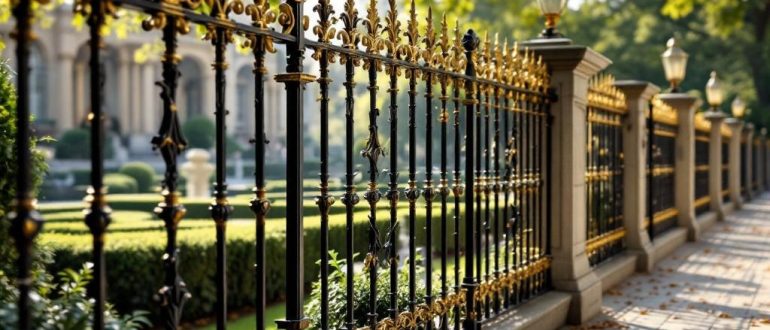 Границы стиля: как металлическое ограждение превращает обычный участок в респектабельное поместье.