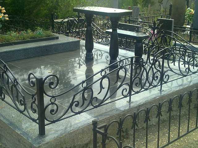 Какой цвет ограды рекомендуют для кладбища