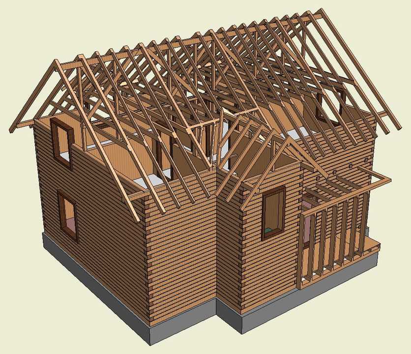 Стропильная система фронтонами: нюансы сооружения крыш по фронтонным стенкам