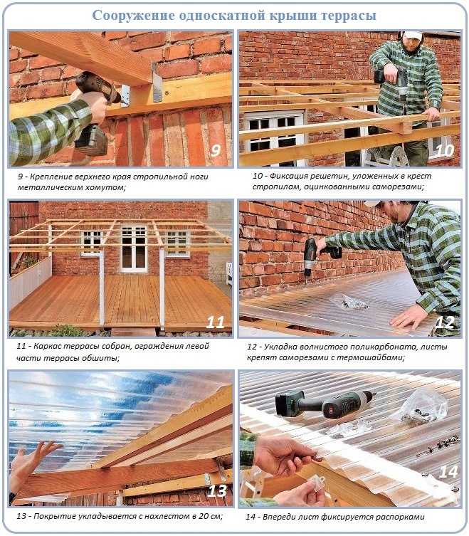 Как соорудить односкатную крышу своими руками