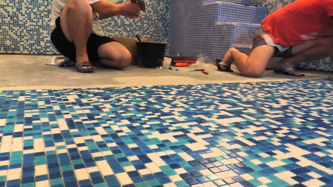 Пошаговая инструкция по отделке бассейна мозаикой