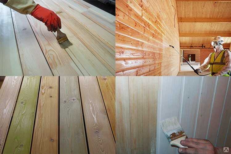 Нужно ли красить деревянное покрытие из блок-хауса - строим сами