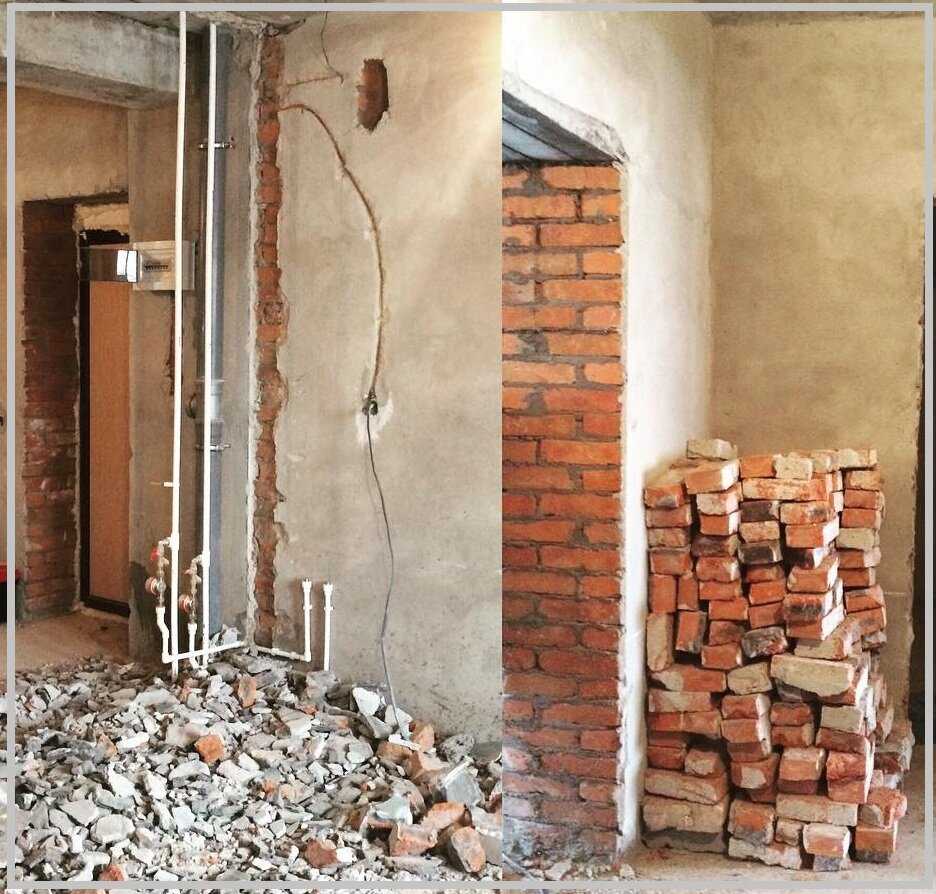 Снос несущей стены в панельном доме: можно ли сносить
