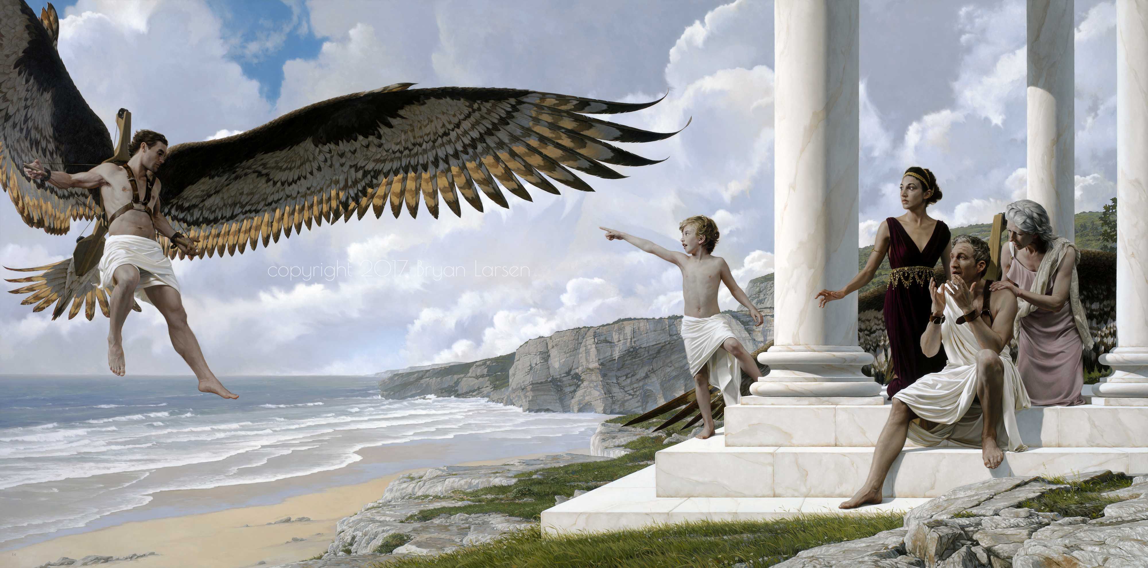Дедал - великий художник и скульптор, придумавший крылья