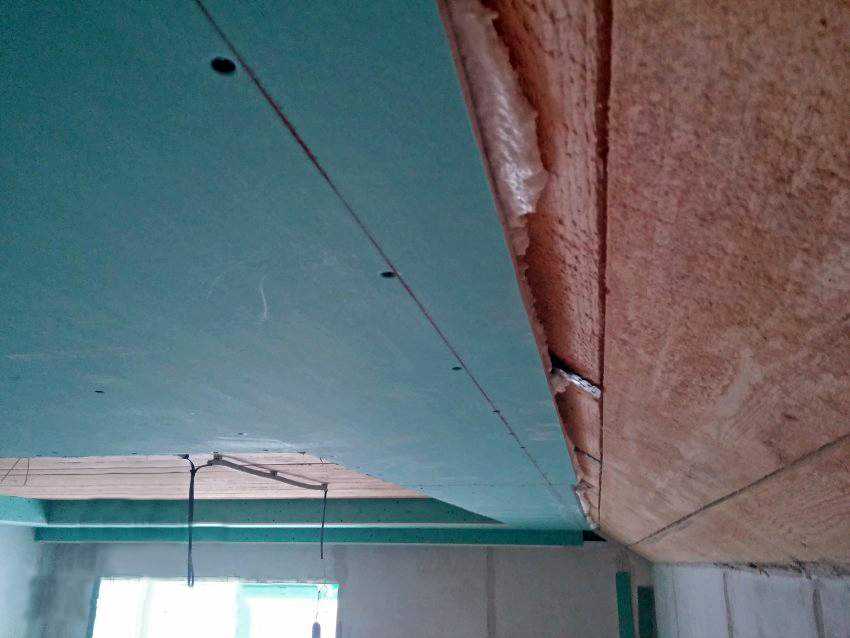 Монтаж каркаса под гипсокартон для потолка и стен