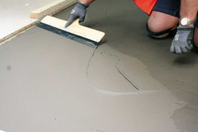 Шпатлевка для наливного пола. шпаклевка для бетонного пола – нюансы выбора