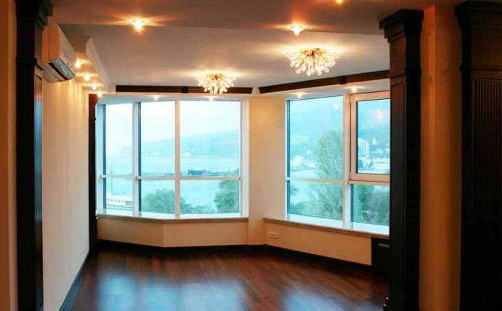 Панорамные окна в частном доме и квартире.