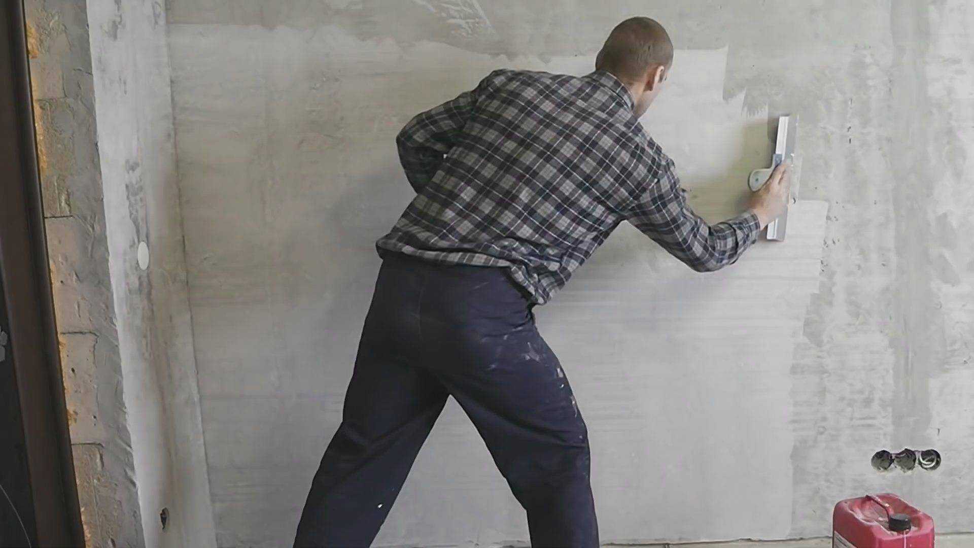 Финишная шпаклевка стен под покраску: виды и применение