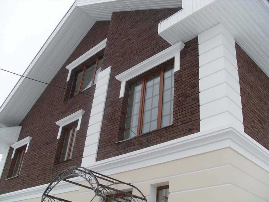 Фасадный декор для наружной отделки дома - фото