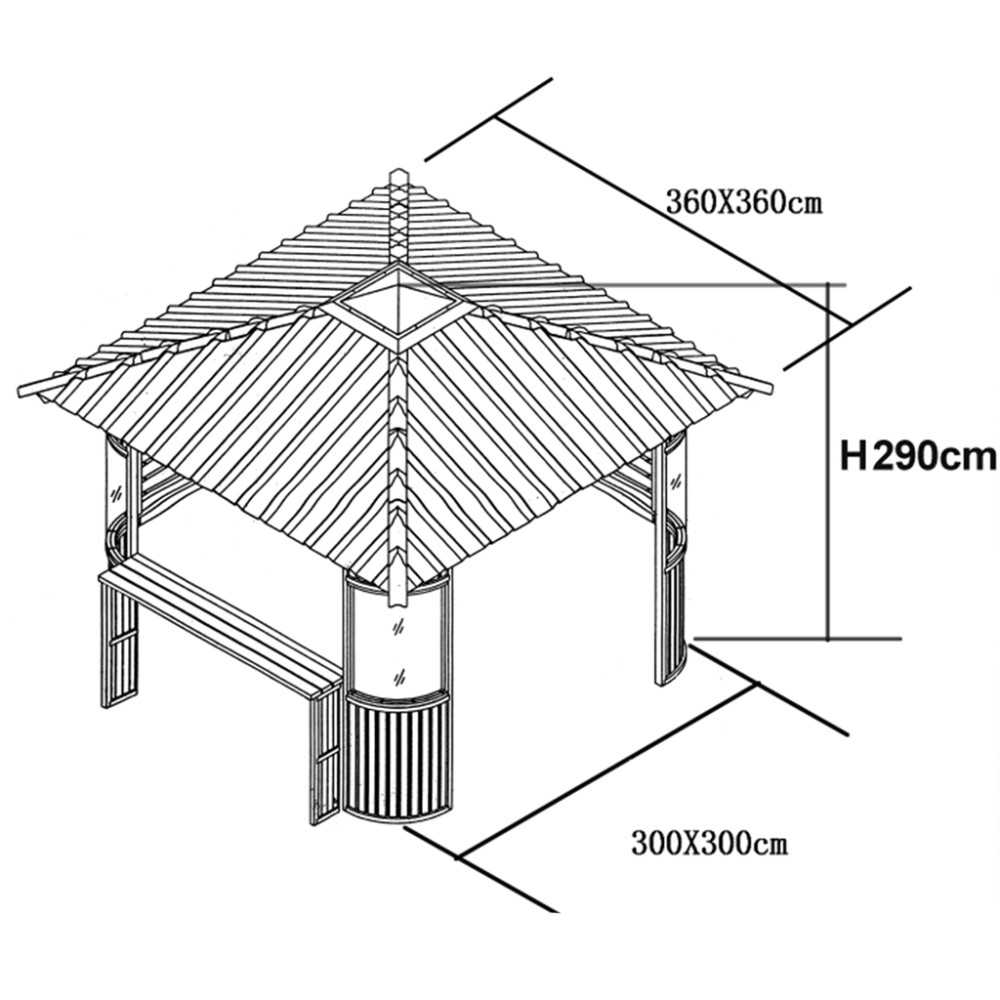 Четырехскатная крыша для беседки: как сделать своими руками, чертеж каркаса вальмовой крыши