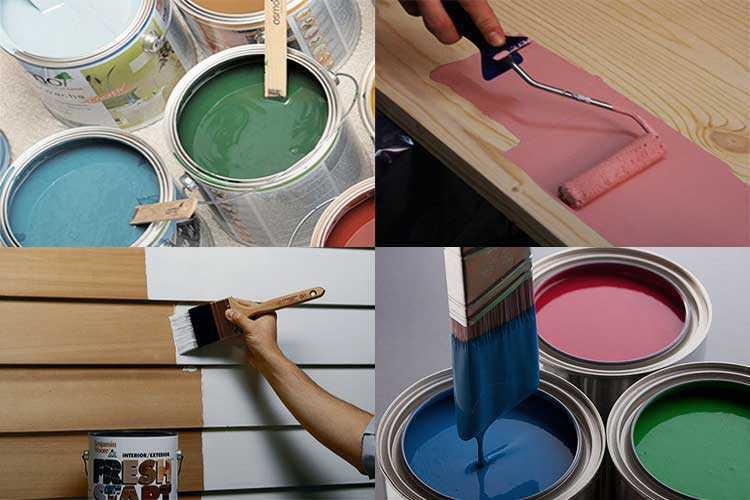 Покраска дсп акриловой или алкидной краской: подготовка материалов .