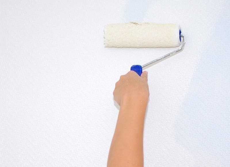 Валик для шпаклевки стен под покраску и обои, для нанесения на потолок