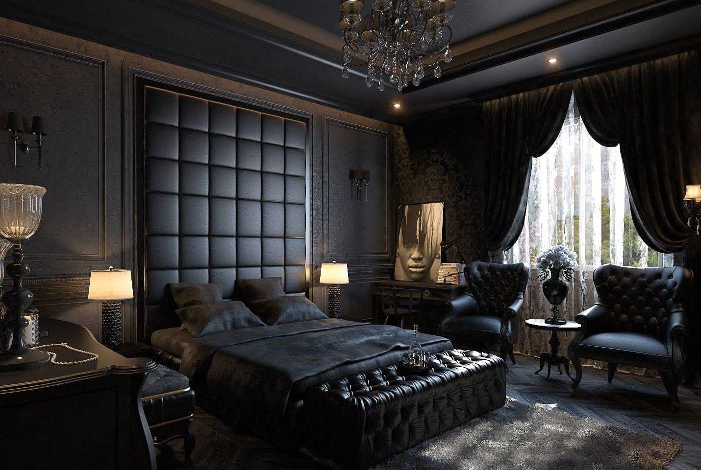 Темные обои для стен: красивые варианты комбинирования темных и светлых обоев для оригинального дизайна комнаты, 150 фото