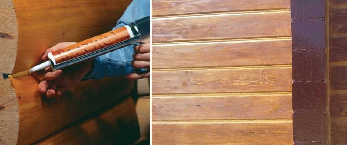 Чем заделать трещины в брусе снаружи дома. как выбрать шпаклевку по дереву для внутренних и наружных работ